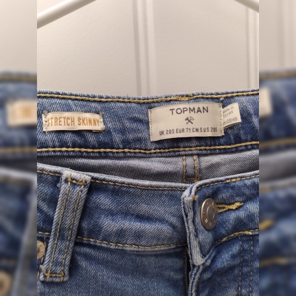 Topman Youth Denim Pants Size 28 Small - Picture 3 of 7